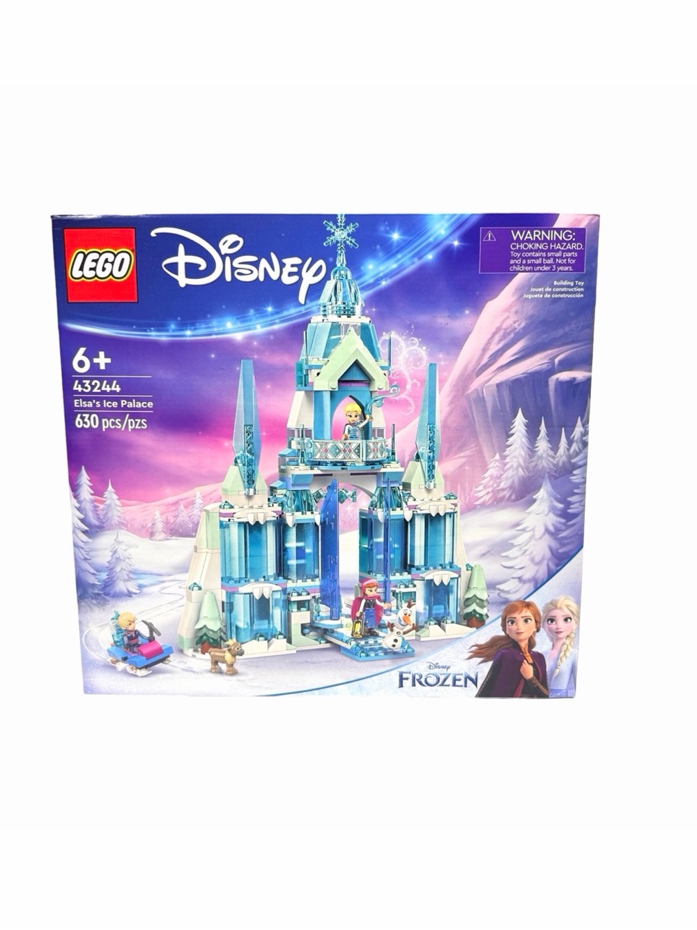 LEGO x Disney Frozen 43244 Elsa’s Ice Palace Building Set - 630 Pieces - Age 6+